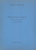 Tristesses pour baryton et piano partition (frz/en) Tristesses pour baryton et piano partition (frz/en)