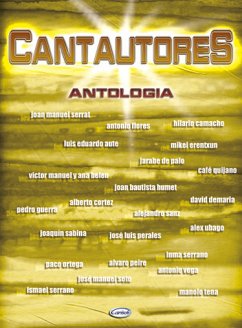 Cover Cantautores: Antologia songbook for piano/vocal/guitar