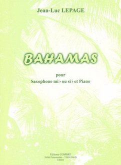 Cover Bahamas pour saxophone mib ou sib et piano