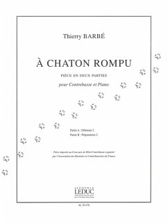 Cover A chaton rompu pičce en 2 parties pour contrebasse et piano