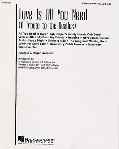 Cover Love is all you need - a tribute to the Beatles for mixed chorus and instruments Instrumental Pack