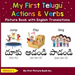 Cover My First Telugu Action & Verbs Picture Book with English Translations (Teach & Learn Basic Telugu words for Children, #8) (eBook, ePUB)