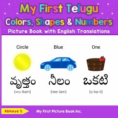 Cover My First Telugu Colors, Shapes & Numbers Picture Book with English Translations (Teach & Learn Basic Telugu words for Children, #4) (eBook, ePUB)
