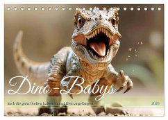 Dino-Babys (Tischkalender 2026 DIN A5 quer), CALVENDO Monatskalender Dino-Babys (Tischkalender 2026 DIN A5 quer), CALVENDO Monatskalender