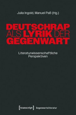 Cover Deutschrap als Lyrik der Gegenwart