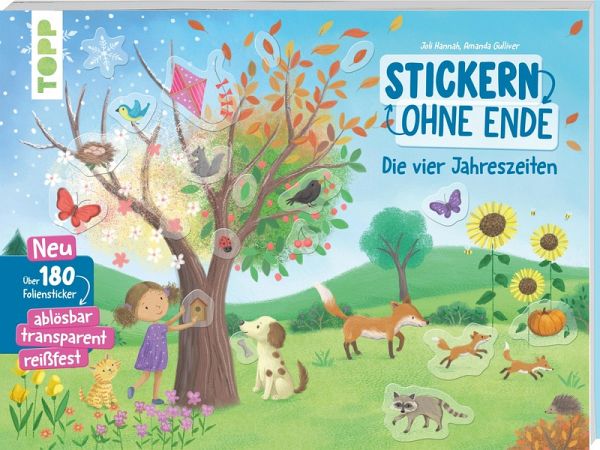 Stickern ohne Ende - Die vier Jahreszeiten Stickern ohne Ende - Die vier Jahreszeiten