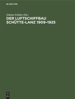 Cover Der Luftschiffbau Schütte-Lanz 1909-1925 (eBook, PDF)