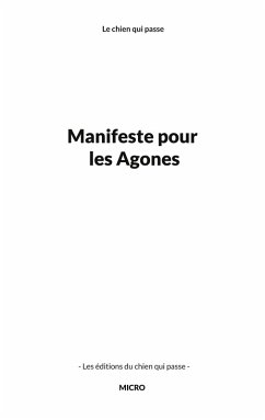 Cover Manifeste pour les Agones