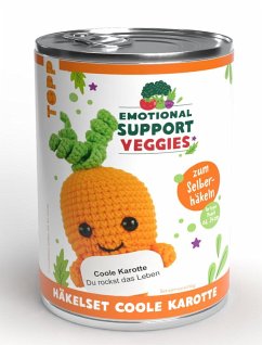 Cover Emotional Support Veggies Häkelset Karotte