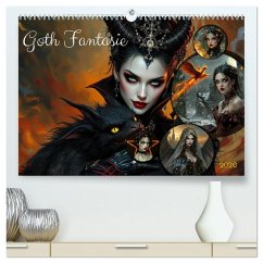 Goth Fantasie (hochwertiger Premium Wandkalender 2026 DIN A2 quer), Kunstdruck in Hochglanz