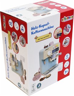 Cover SpielMaus Küce Holz Kapsel-Kaffeemaschine, mit Zubehör