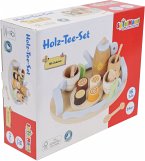 SpielMaus Küche Holz Tee-Set, 16-teilig