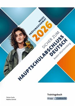 Cover Sicher zum Hauptschulabschluss Deutsch Baden-Württemberg 2026 - Trainingsbuch