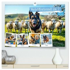 Schäferhund 24/7 - Keine Pause für echte Helden (hochwertiger Premium Wandkalender 2026 DIN A2 quer), Kunstdruck in Hochglanz Schäferhund 24/7 - Keine Pause für echte Helden (hochwertiger Premium Wandkalender 2026 DIN A2 quer), Kunstdruck in Hochglanz