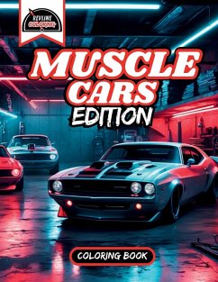 Cover Revline Coloring Muscle Cars Edition Car Coloring Book