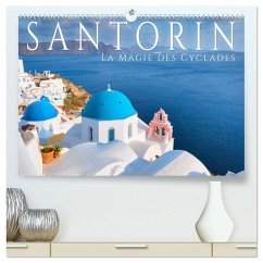 Santorin - La Magie des Cyclades (Calendrier mural 2026 DIN A2 vertical) calendrier de bureau