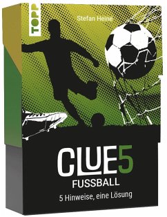 Cover CLUE5 #Fußball. 5 Hinweise, nur eine Lösung. Das Trend-Quiz für deine Tasche