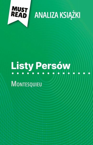 Listy Persów ksi¿¿ka Montesquieu (Analiza ksi¿¿ki)