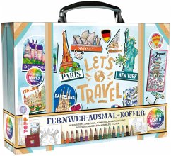 Cover Colorful World Weltreise - Fernweh-Ausmal-Koffer