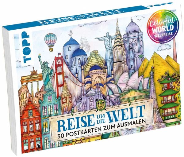 Colorful World Weltreise - Der Postkartenblock Colorful World Weltreise - Der Postkartenblock