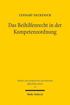 Cover Das Beihilfenrecht in der Kompetenzordnung (eBook, PDF)