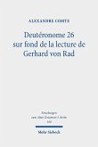 Deutéronome 26 sur fond de la lecture de Gerhard von Rad (eBook, PDF)