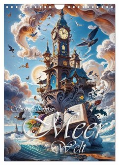 Surrealismus Meer WELT - Digitale Kunst (Wandkalender 2026 DIN A4 hoch), CALVENDO Monatskalender Surrealismus Meer WELT - Digitale Kunst (Wandkalender 2026 DIN A4 hoch), CALVENDO Monatskalender