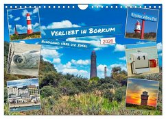 Cover Verliebt in Borkum (Wandkalender 2026 DIN A4 quer), CALVENDO Monatskalender