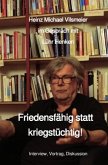 Friedensfähig statt kriegstüchtig!