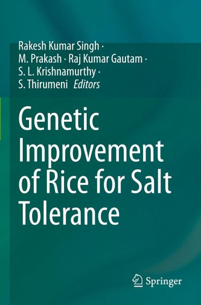 Genetic Improvement of Rice for Salt Tolerance