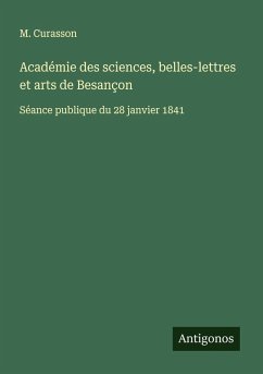 Cover Académie des sciences, belles-lettres et arts de Besançon