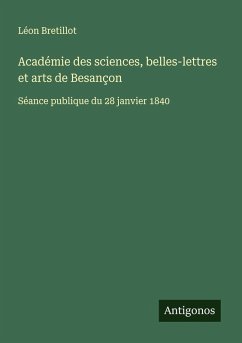 Cover Académie des sciences, belles-lettres et arts de Besançon
