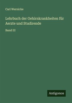 Cover Lehrbuch der Gehirnkrankheiten für Aerzte und Studirende