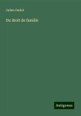 Du droit de famille