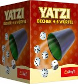 Würfelbecher mit 6 Augenwürfel