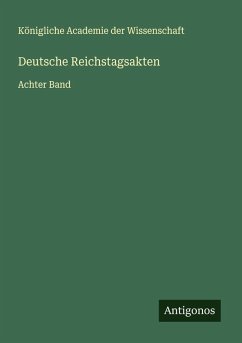 Cover Deutsche Reichstagsakten