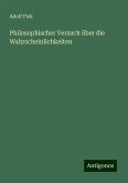 Philosophischer Versuch über die Wahrscheinlichkeiten Philosophischer Versuch über die Wahrscheinlichkeiten