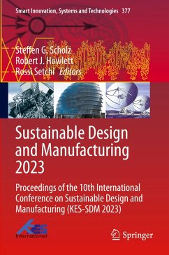Cover Sustainable Design and Manufacturing 2023