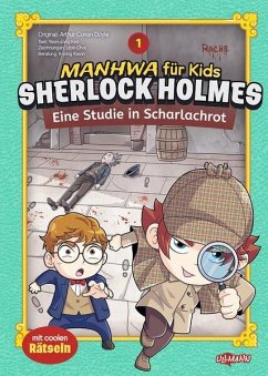 Cover Manhwa für Kids: Sherlock Holmes (Band 1) - Eine Studie in Scharlachrot