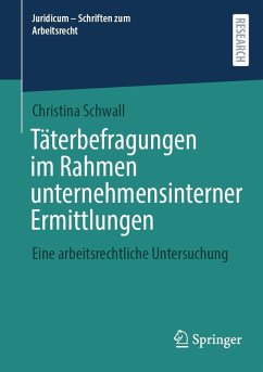 Cover Täterbefragungen im Rahmen unternehmensinterner Ermittlungen