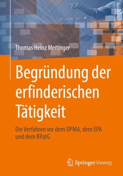 Cover Begründung der erfinderischen Tätigkeit