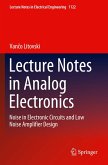 Lecture Notes in Analog Electronics Lecture Notes in Analog Electronics