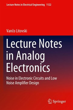 Cover Lecture Notes in Analog Electronics