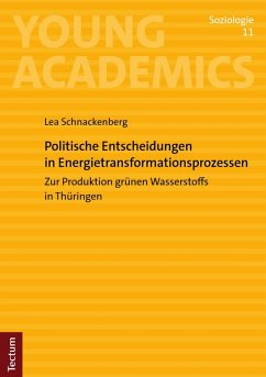 Politische Entscheidungen in Energietransformationsprozessen (eBook, PDF) - Schnackenberg, Lea