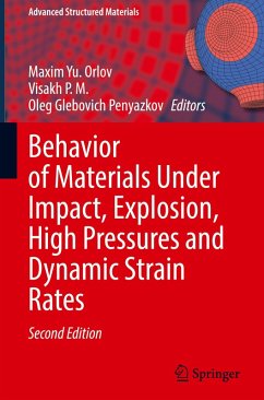 Cover Behavior of Materials Under Impact, Explosion, High Pressures and Dynamic Strain Rates
