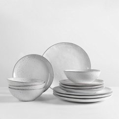 Cover Broste copenhagen Nordic Sand Dinner Set for Four