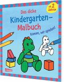 Ausmalbilder für Kita-Kinder: Das dicke Kindergarten-Malbuch: Komm, wir spielen!