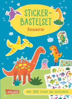 Cover Bastelset für Kinder: Sticker-Bastelset: Dinosaurier