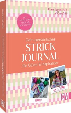 Cover Runastrikk: dein persönliches Strickjournal für Glück & Inspiration