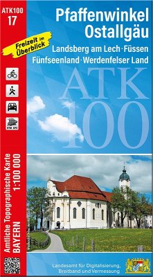 Cover ATK100-17 Pfaffenwinkel, Ostallgäu (Amtliche Topographische Karte 1:100000)